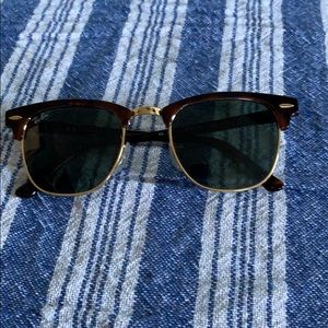 Ray Ban Clubmaster Square Sunglasses